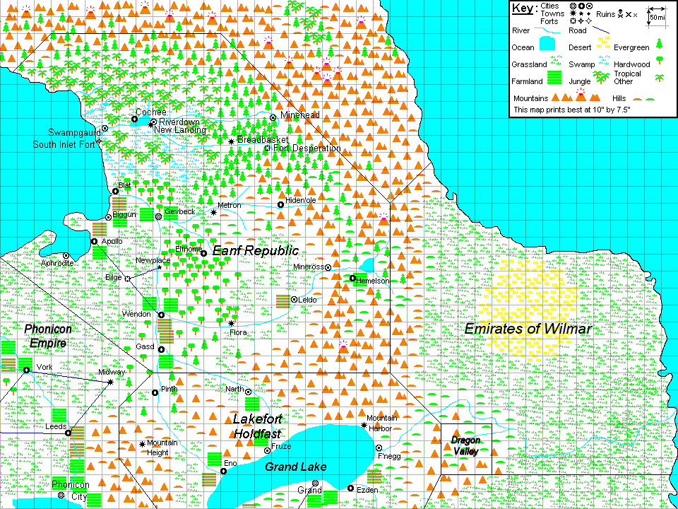 Phonicon and Surrounding Areas